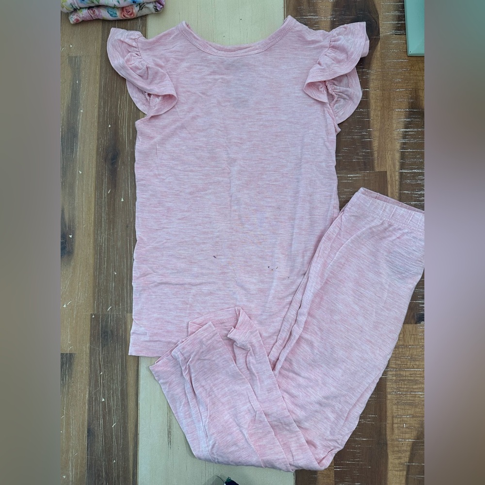 Posh Peanut pink pajamas 5T